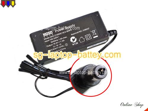  image of MOSO XKDZ1500IC18.036W ac adapter, 18V 1.5A XKDZ1500IC18.036W Notebook Power ac adapter MOSO18V1.5A27W-5.5x2.5mm