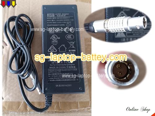  image of GVE GM130-2400500-F ac adapter, 24V 5A GM130-2400500-F Notebook Power ac adapter GVE24V5A120W-Special-2-Pins