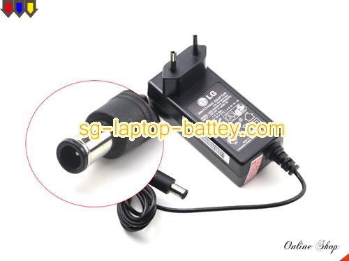 LG 27MK600M adapter, 19V 1.3A 27MK600M laptop computer ac adaptor, LG19V1.3A25W-6.0x4.0mm-EU