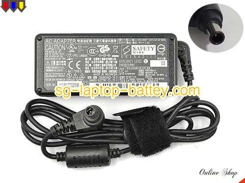 FUJITSU IX1600 SCANNER adapter, 16V 2.5A IX1600 SCANNER laptop computer ac adaptor, FUJITSU16V2.5A40W-6.5x4.0mm-Type-B