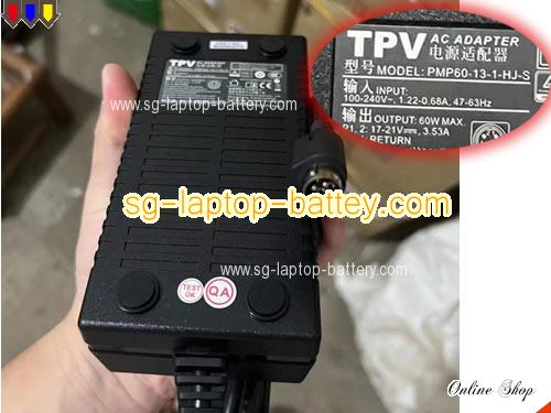  image of TPV PMP60-13-1-HJ-S ac adapter, 17V 3.53A PMP60-13-1-HJ-S Notebook Power ac adapter TPV17V3.53A60W-4PINS