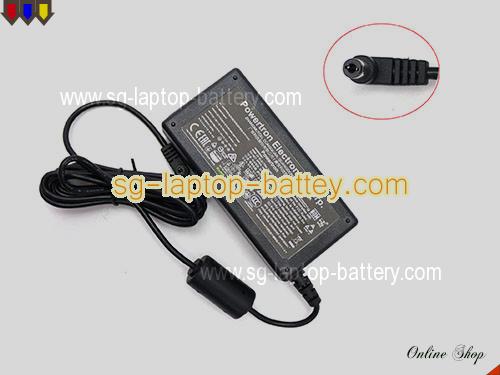  image of POWERTRON 5606-0139-01 ac adapter, 24V 2A 5606-0139-01 Notebook Power ac adapter Powertron24V2A48W-5.5x2.1mm