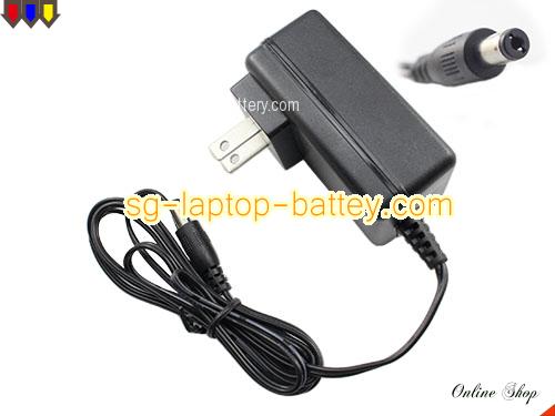 YAMAHA P125A adapter, 12V 1.5A P125A laptop computer ac adaptor, YAMAHA12V1.5A18W-5.5x2.1mm-US