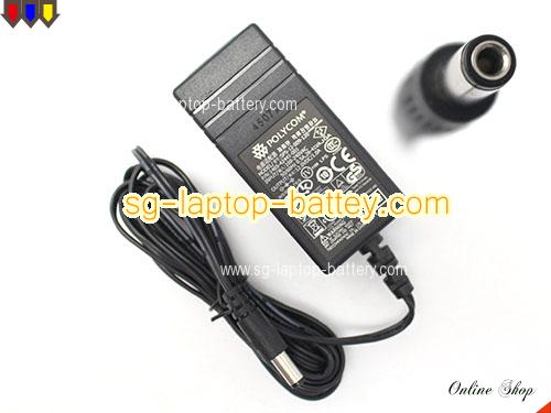 POLYCOM AA0216376B191 adapter, 12V 1A AA0216376B191 laptop computer ac adaptor, POLYCOM12V1A12W-5.5x2.5mm