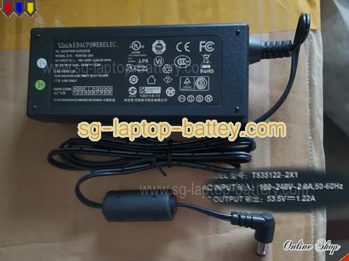  image of EDAC T535122-2X1 ac adapter, 53.5V 1.22A T535122-2X1 Notebook Power ac adapter EDAC53.5V1.22A65W-5.5x2.1mm