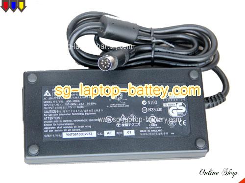 BARCO MFGD3220D adapter, 12V 8.33A MFGD3220D laptop computer ac adaptor, DELTA12V8.33A100W-8PIN