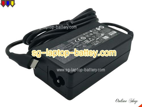 ACER N20W1 adapter, 20V 3.25A N20W1 laptop computer ac adaptor, DELTA20V3.25A65W-TYPE-C-ADP65KEB