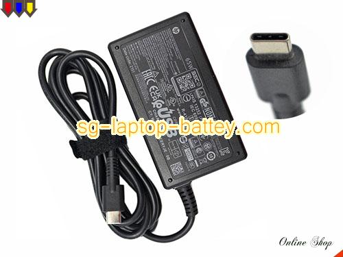  image of HP TPN-CA21 ac adapter, 20V 3.25A TPN-CA21 Notebook Power ac adapter HP20V3.25A65W-Type-C-CA21