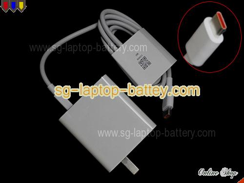  image of XIAOMI MDY-11-EB ac adapter, 20V 3.25A MDY-11-EB Notebook Power ac adapter XIAOMI20V3.25A65W-TYPE-C-US-W-B