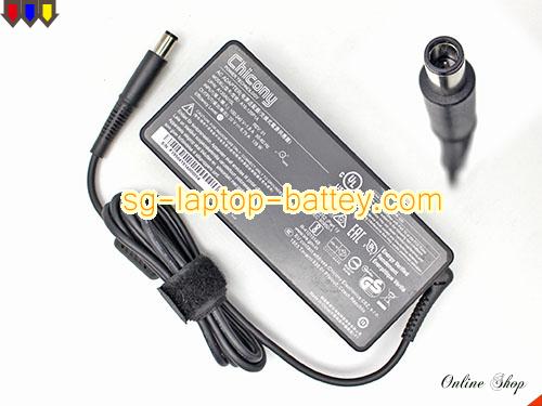  image of CHICONY A135A017P ac adapter, 20V 6.75A A135A017P Notebook Power ac adapter CHICONY20V6.75A135W-7.4x5.0mm