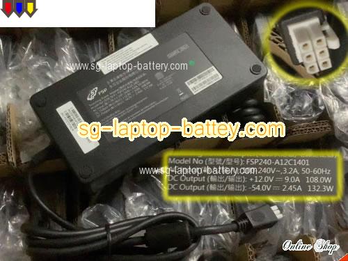  image of FSP FSP240-A12C1401 ac adapter, 12V 9A FSP240-A12C1401 Notebook Power ac adapter FSP12V9A240W-Molex-6Pins-A12C1401