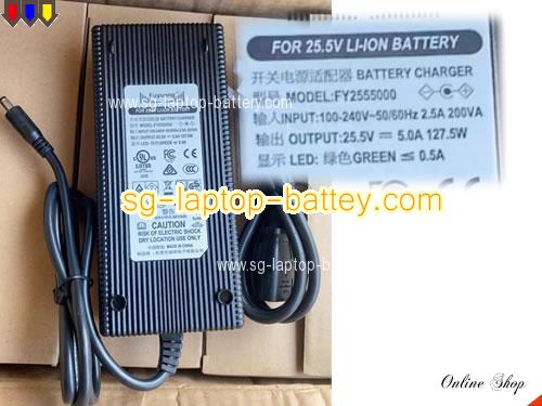  image of FUYUANG FY2555000 ac adapter, 25.5V 5A FY2555000 Notebook Power ac adapter FUYUANG25.5V5A127.5W-5.5x2.1mm-Charger