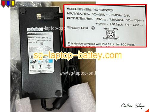  image of HUAWEI HW-190950T00 ac adapter, 19V 9.5A HW-190950T00 Notebook Power ac adapter HUAWEI19V9.5A180W-4Pins-SZXF