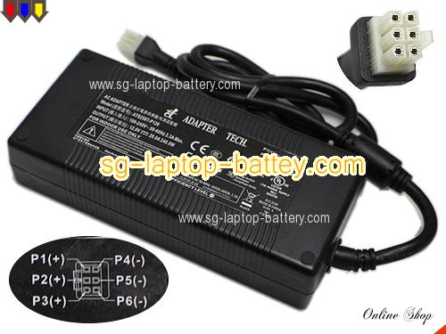  image of ADAPTER TECH ATS250PT-P120 ac adapter, 12V 20A ATS250PT-P120 Notebook Power ac adapter ADAPTERTECH12V20A240W-Molex-6Pins