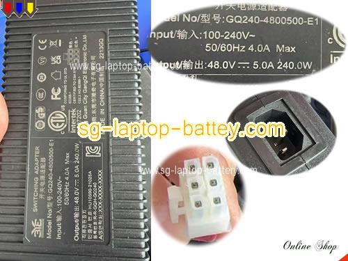  image of GANGQI GQ240-4800500-E1 ac adapter, 48V 5A GQ240-4800500-E1 Notebook Power ac adapter GANGQI48V5A240W-Molex-6Pins