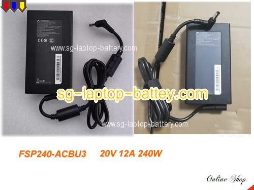  image of FSP FSP240-ACBU3 ac adapter, 20V 12A FSP240-ACBU3 Notebook Power ac adapter FSP20V12A240W-5.5x2.5mm-GAN-B