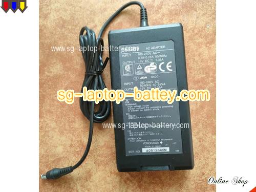  image of YOKOGAWA 366969 ac adapter, 15V 1.33A 366969 Notebook Power ac adapter YOKOGAWA15V1.33A19.95W-6.5x4.4mm