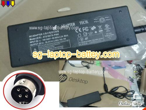  image of ADAPTER TECH ATS160TS-P560 ac adapter, 56V 2.86A ATS160TS-P560 Notebook Power ac adapter ADAPTERTECH56V2.86A160W-4Pins-SZXF