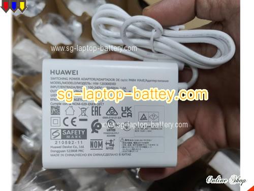  image of HUAWEI HW-120300D0D ac adapter, 12V 3A HW-120300D0D Notebook Power ac adapter HUAWEI12V3A36W-5.5x2.1mm-W