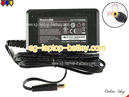  image of HUNTKEY HKA02412020-078 ac adapter, 12V 2A HKA02412020-078 Notebook Power ac adapter HUNTKEY12V2A24W-5.5x2.5mm