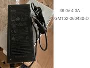 Genuine GVE GM152-360430-D Adapter  36V 4.3A 154.8W AC Adapter Charger