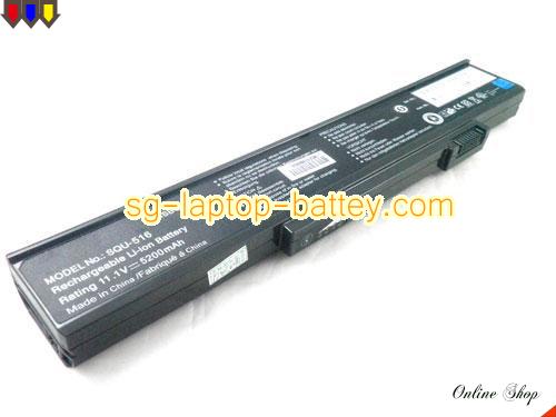 GATEWAY MX6625H Replacement Battery 5200mAh 11.1V Black Li-ion