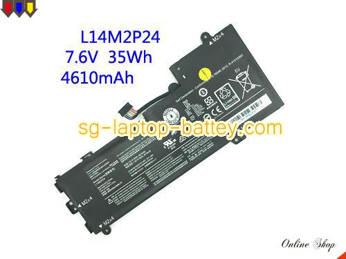 Genuine LENOVO U31 Battery For laptop 4610mAh, 35Wh , 7.6V, Black , Li-ion