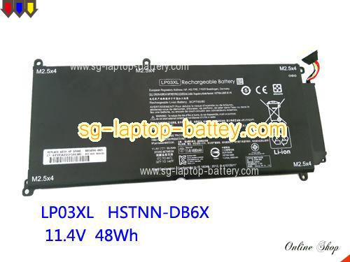 Genuine HP Envy 15-ae016TX Battery For laptop 48Wh, 11.4V, Black , Li-ion