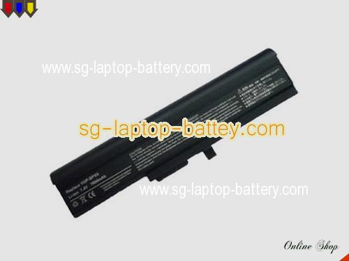 SONY VAIO VGN-TX16GP/W Replacement Battery 6600mAh 7.4V Black Li-ion