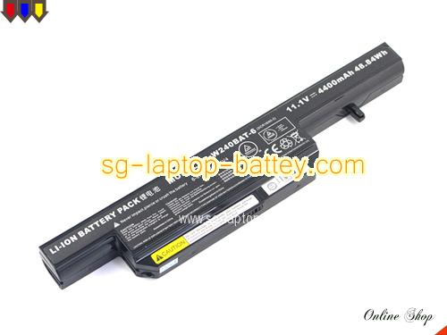 Genuine CLEVO W251ELQ Battery For laptop 4400mAh, 48.84Wh , 11.1V, Black , Li-ion