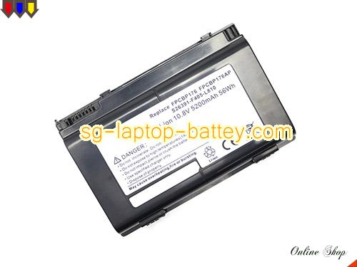 FUJITSU S26391-F405-L800 Replacement Battery 5200mAh, 56Wh  10.8V Black Li-ion