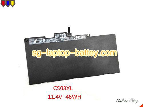 HP EliteBook 840 G2 (G8R97AV) Replacement Battery 46.5Wh 11.4V Black Li-Polymer