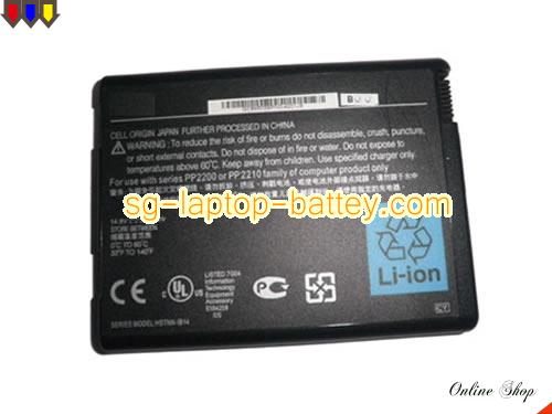 HP Pavilion ZV5008AP Replacement Battery 6600mAh 14.8V Black Li-ion