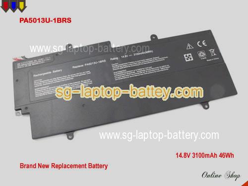 TOSHIBA PT23LC-009001 Replacement Battery 3100mAh, 47Wh  14.8V Black Li-Polymer