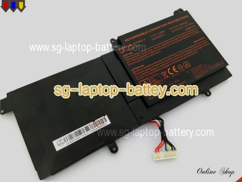 Genuine CLEVO N130BU Battery For laptop 2790mAh, 36Wh , 11.4V, Black , Li-ion