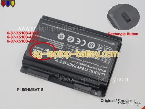 Genuine TERRANS FORCE X811 Battery For laptop 5200mAh, 76.96Wh , 14.8V, Black , Li-ion