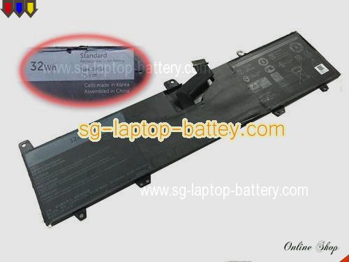 Genuine DELL INS 11-3162-D2205W Battery For laptop 4200mAh, 32Wh , 7.6V, Black , Li-ion