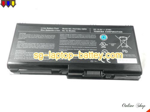 Genuine TOSHIBA PSPGSA-027003 Battery For laptop 87Wh, 10.8V, Black , Li-ion