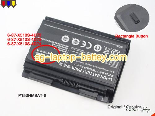 Genuine TERRANS FORCE X711 Battery For laptop 5200mAh, 76.96Wh , 14.8V, Black , Li-ion