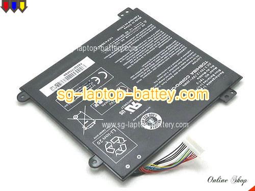 Genuine TOSHIBA Satellite Click Mini L9W-B 8.9 Battery For laptop 5200mAh, 3.75V, Black , Li-ion