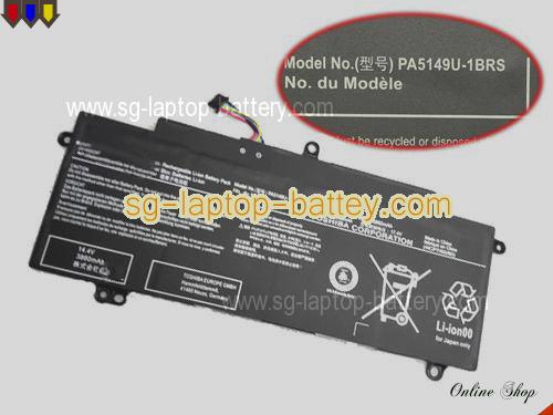 TOSHIBA Tecra Z40-A-170 Replacement Battery 3860mAh, 60Wh  14.4V Black Li-ion