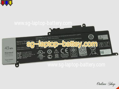 Genuine DELL X510792AU INSPRIRON 11 Battery For laptop 3800mAh, 43Wh , 11.1V, Black , Li-ion