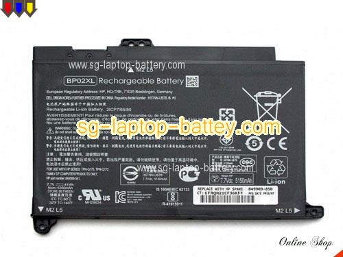 Genuine HP Pavilion 15-AU062TX Battery For laptop 41Wh, 7.7V, Black , Li-ion