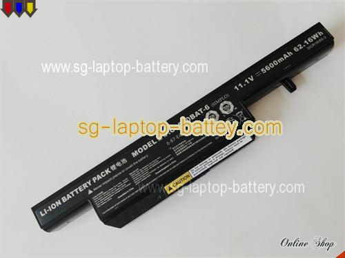 CLEVO 6-87-E412S-4Y4A Battery 5600mAh, 62.16Wh  11.1V Black Li-ion