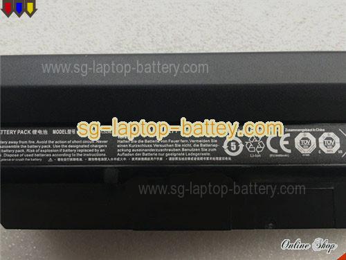 Genuine CLEVO G150MG Battery For laptop 62Wh, 11.1V, Black , Li-ion