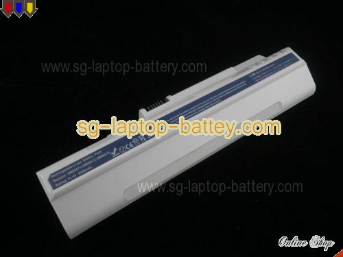 Genuine ACER Aspire One A110L Battery For laptop 4400mAh, 11.1V, White , Li-ion