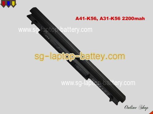 ASUS A56XI3317CM-SL Replacement Battery 2200mAh 14.4V Black Li-ion