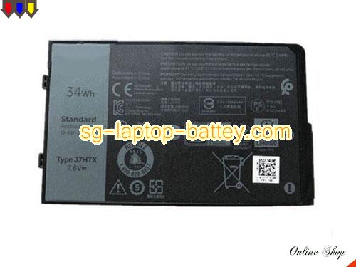 Genuine DELL Latitude 7202 Battery For laptop 4342mAh, 34Wh , 7.6V, Black , Li-ion