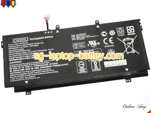 HP CN03XL Battery 5020mAh, 57.95Wh  11.55V Black Li-ion