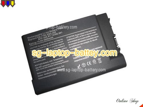 ACER TravelMate 654LC Replacement Battery 4400mAh 14.8V Black Li-ion